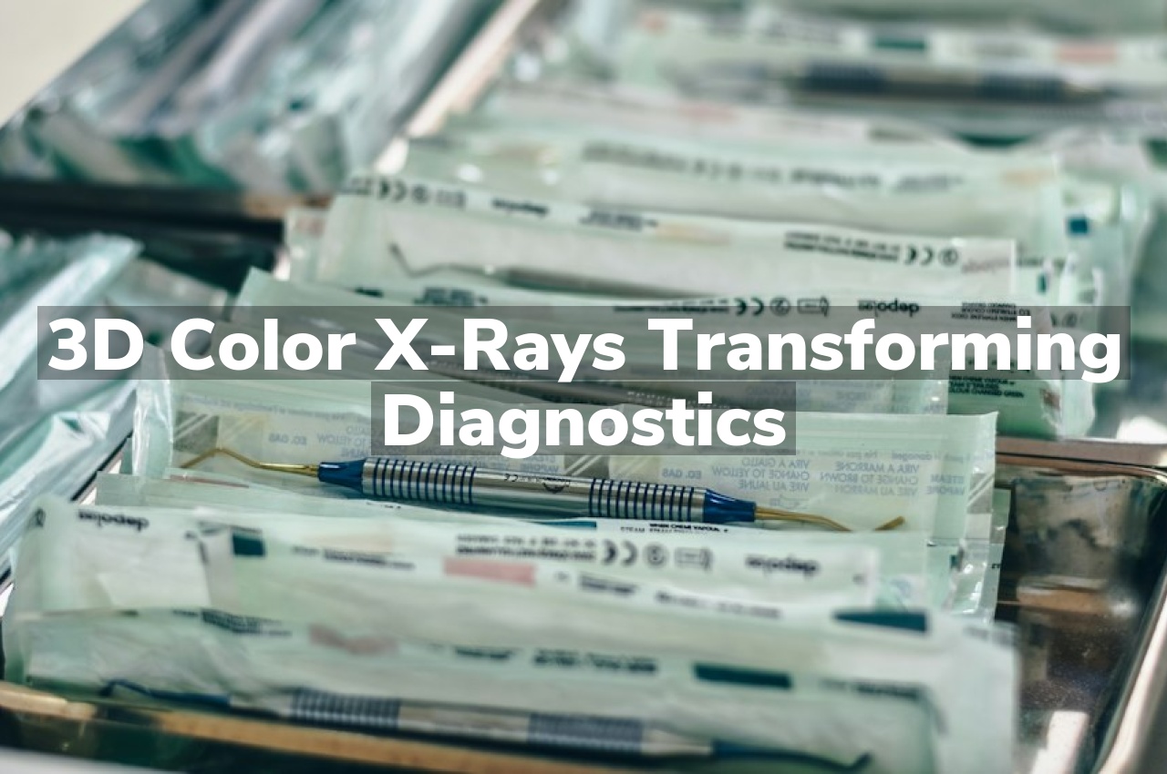 3D Color X-Rays Transforming Diagnostics
